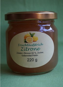 Fruchtaufstrich Zitrone