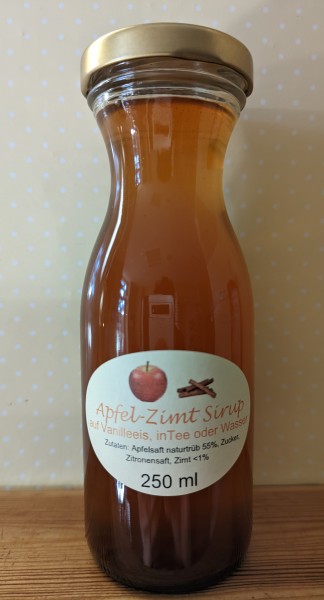 Apfel - Zimt Sirup