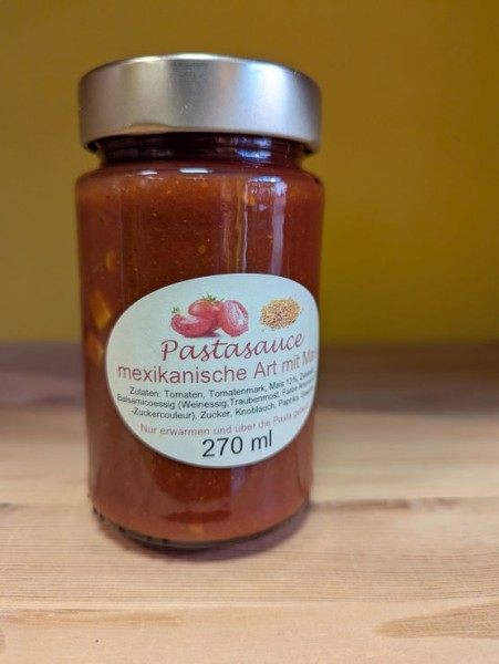 Pastasauce mexikanisch mit Mais