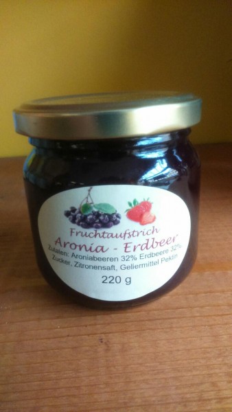 Fruchtaufstrich Aronia - Erdbeer