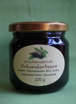 Fruchtaufstrich Holunderbeere