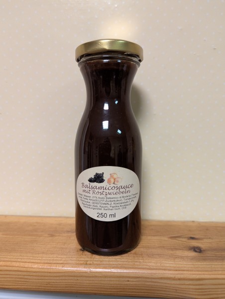 Balsamicosauce mit Röstzwiebeln