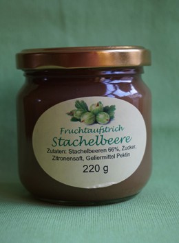 Fruchtaufstrich Stachelbeere