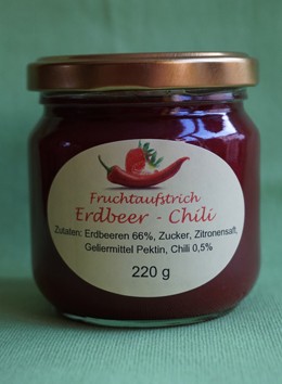 Fruchtaufstrich Erdbeer-Chili